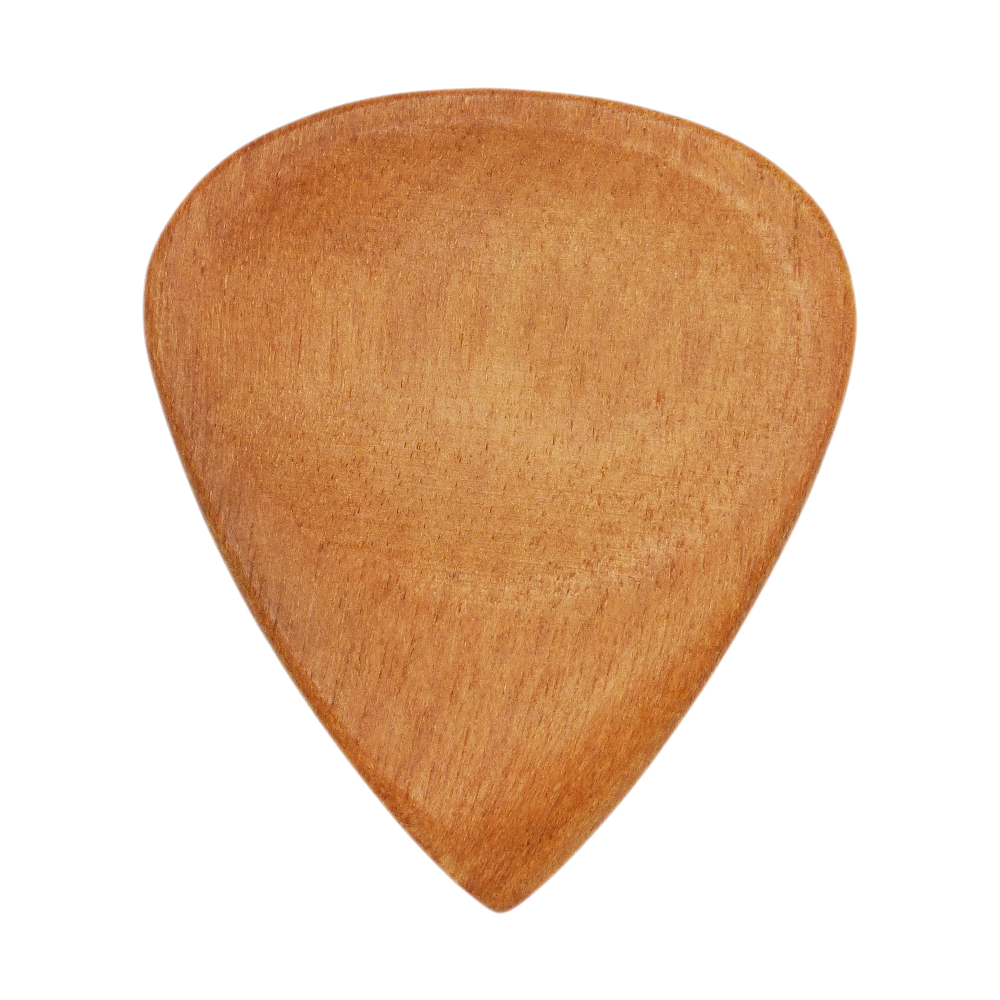Haldu Wood Guitar Or Bass Pick - 3.0 mm Ultra Heavy Gauge - 351 Groove Shape - Natural Finish Handmade Specialty Exotic Plectrum Exotic Plectrums