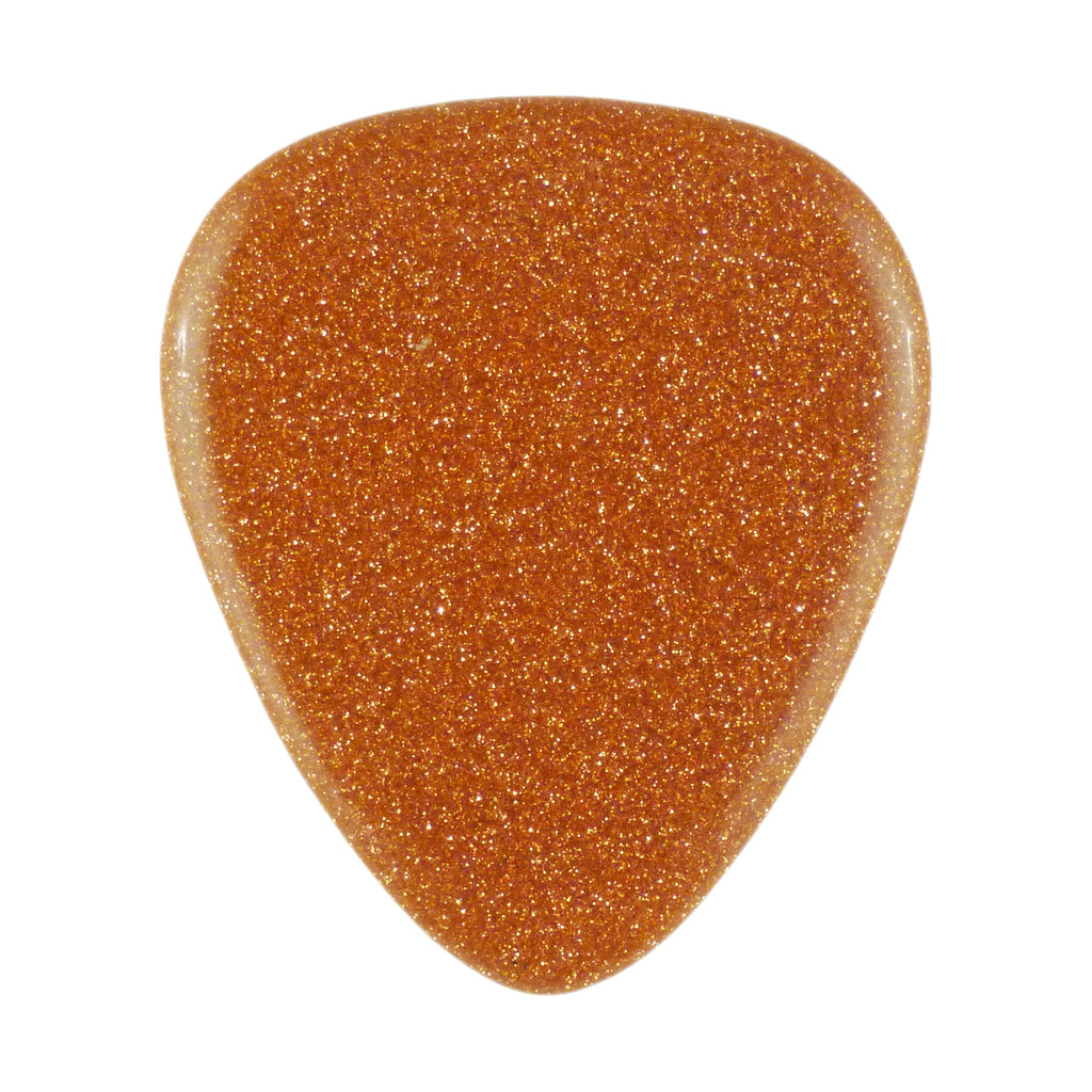 Brown Sandstone Stone Guitar Or Bass Pick - 3.0 mm Ultra Heavy Gauge - 351 Shape - Specialty Handmade Gemstone Exotic Plectrum Exotic Plectrums