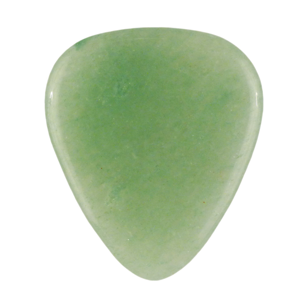 Green Aventurine Stone Guitar Or Bass Pick - 3.0 mm Ultra Heavy Gauge - 351 Shape - Specialty Handmade Gemstone Exotic Plectrum Exotic Plectrums
