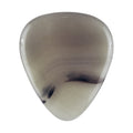 Grey Agate Stone Guitar Or Bass Pick - 3.0 mm Ultra Heavy Gauge - 351 Shape - Specialty Handmade Gemstone Exotic Plectrum Exotic Plectrums