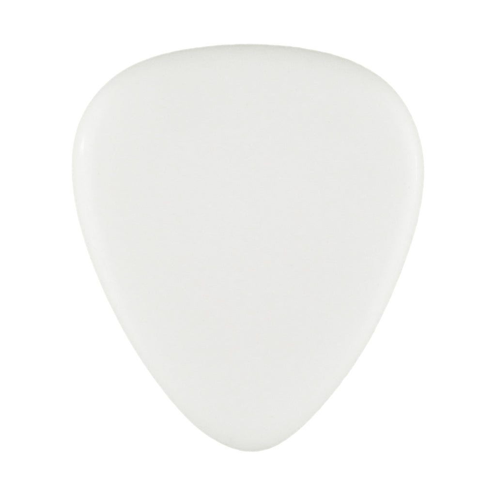 White Agate Stone Guitar Or Bass Pick - 3.0 mm Ultra Heavy Gauge - 351 Shape - Specialty Handmade Gemstone Exotic Plectrum Exotic Plectrums