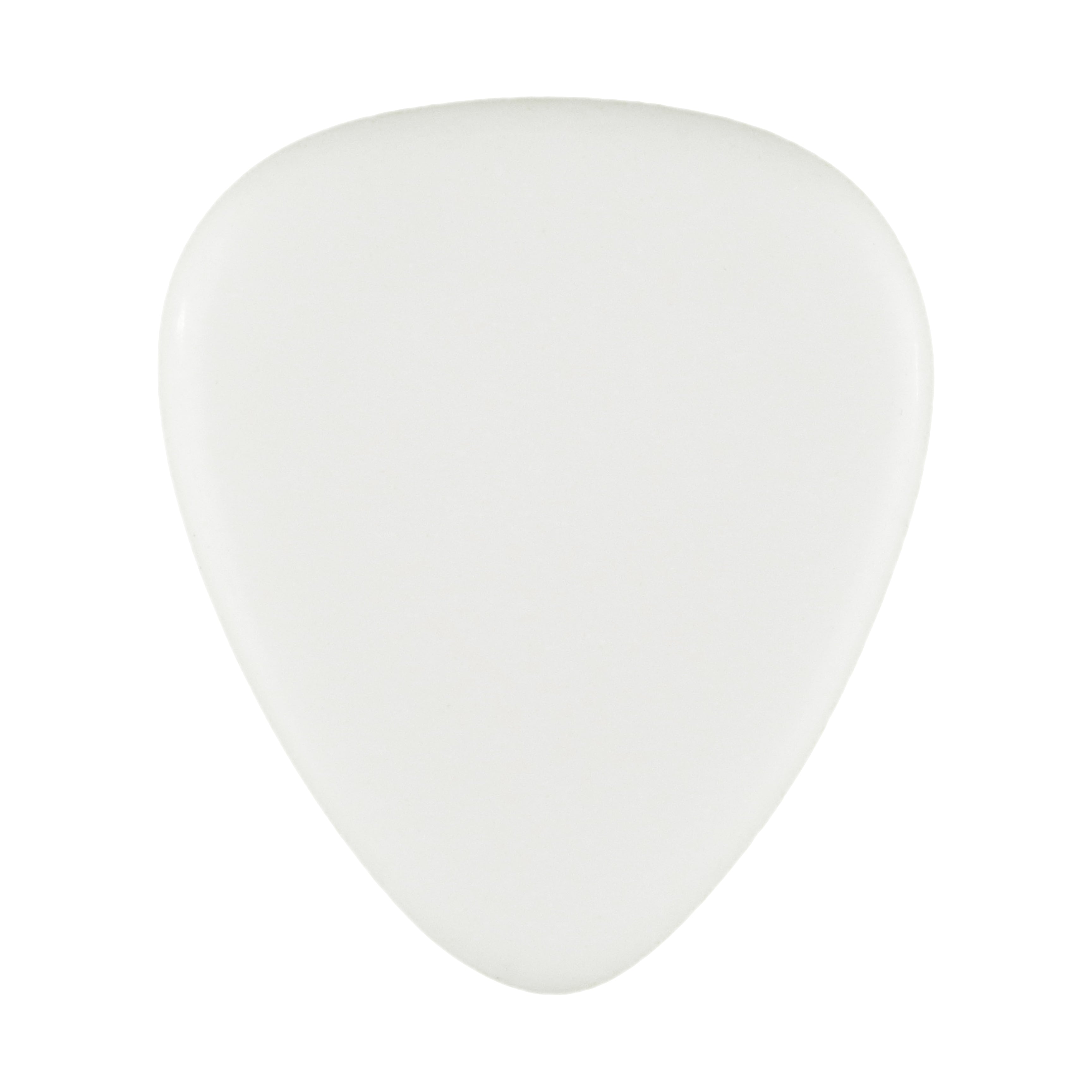 White Agate Stone Guitar Or Bass Pick - 3.0 mm Ultra Heavy Gauge - 351 Shape - Specialty Handmade Gemstone Exotic Plectrum Exotic Plectrums