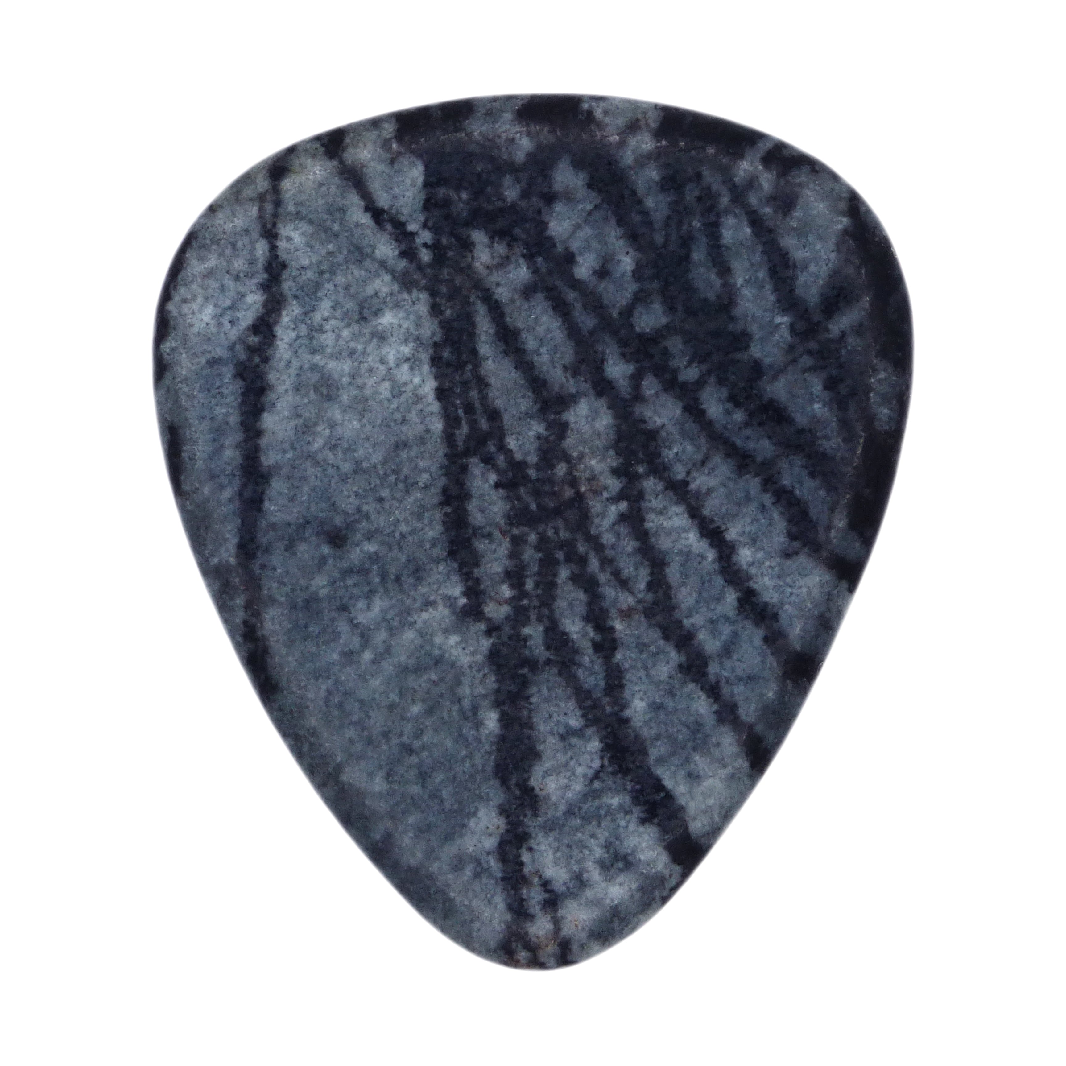 Spiderweb Jasper Stone Guitar Or Bass Pick - 3.0 mm Ultra Heavy Gauge - 351 Shape - Specialty Handmade Gemstone Exotic Plectrum Exotic Plectrums
