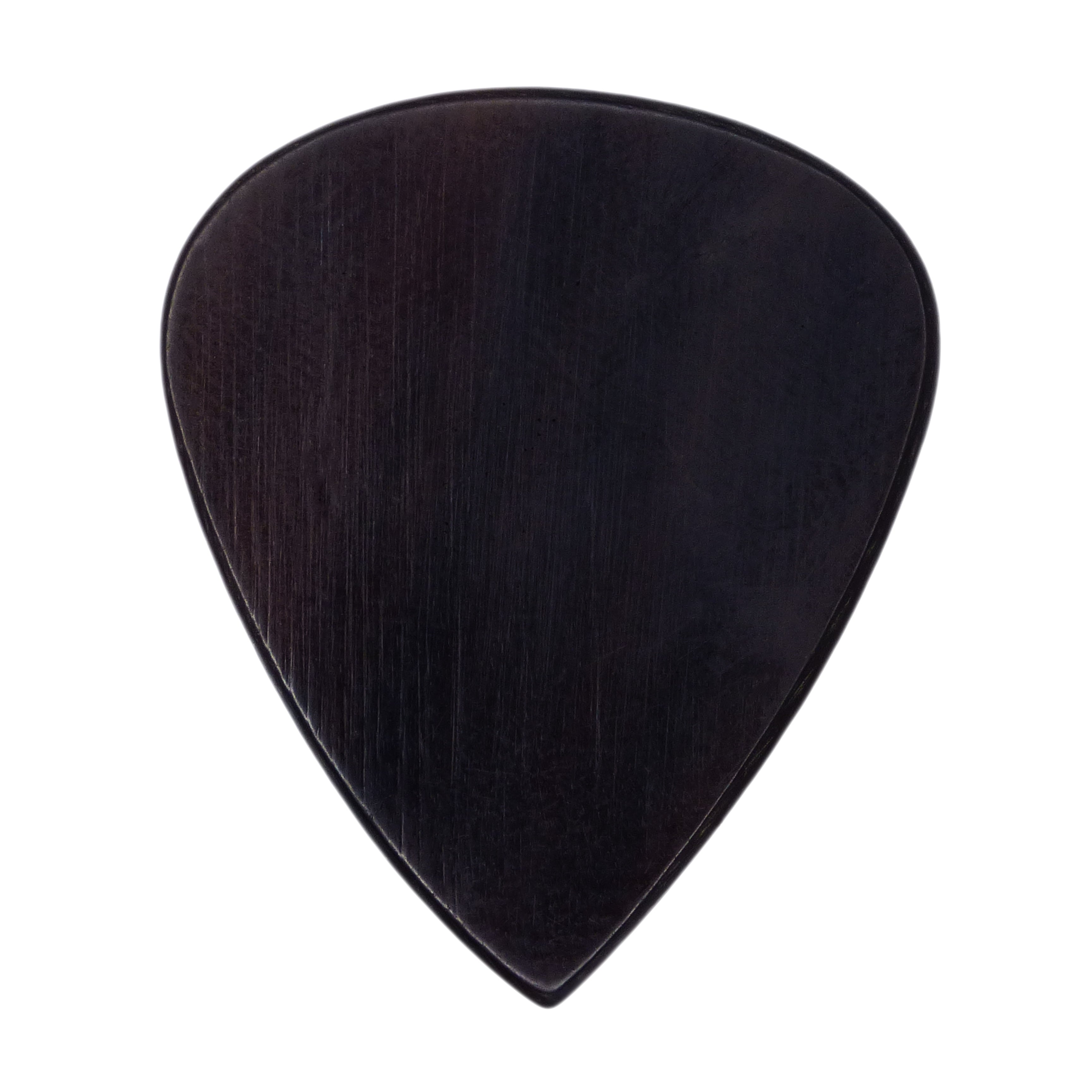 Black Buffalo Horn Guitar Or Bass Pick - 1.5 mm Heavy Gauge - 351 Shape - Natural Finish Handmade Specialty Exotic Plectrum Exotic Plectrums