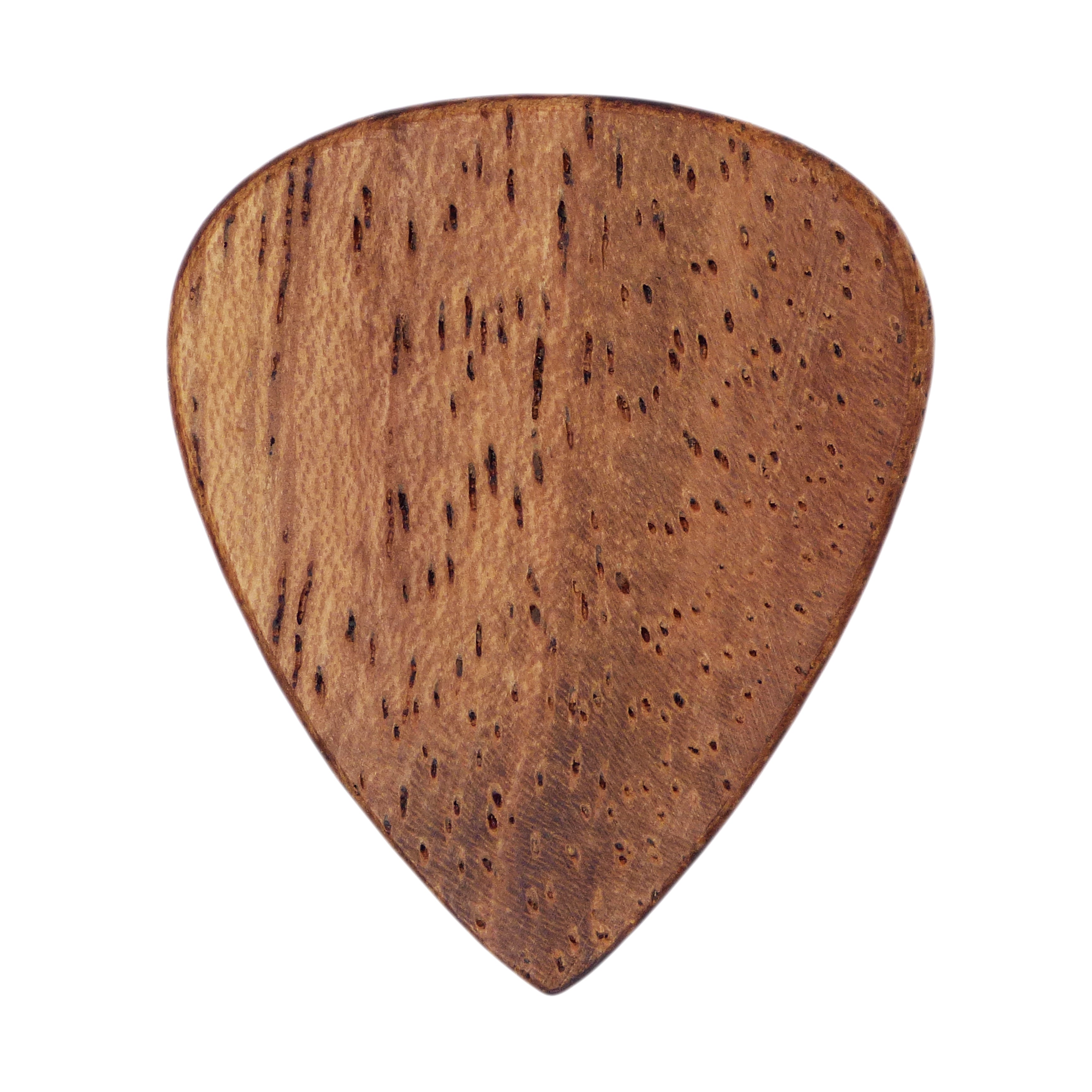 Lebbeck Wood Guitar Or Bass Pick - 1.5 mm Heavy Gauge - 351 Shape - Natural Finish Handmade Specialty Exotic Plectrum Exotic Plectrums