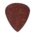 Mahogany Wood Guitar Or Bass Pick - 1.5 mm Heavy Gauge - 351 Shape - Natural Finish Handmade Specialty Exotic Plectrum Exotic Plectrums