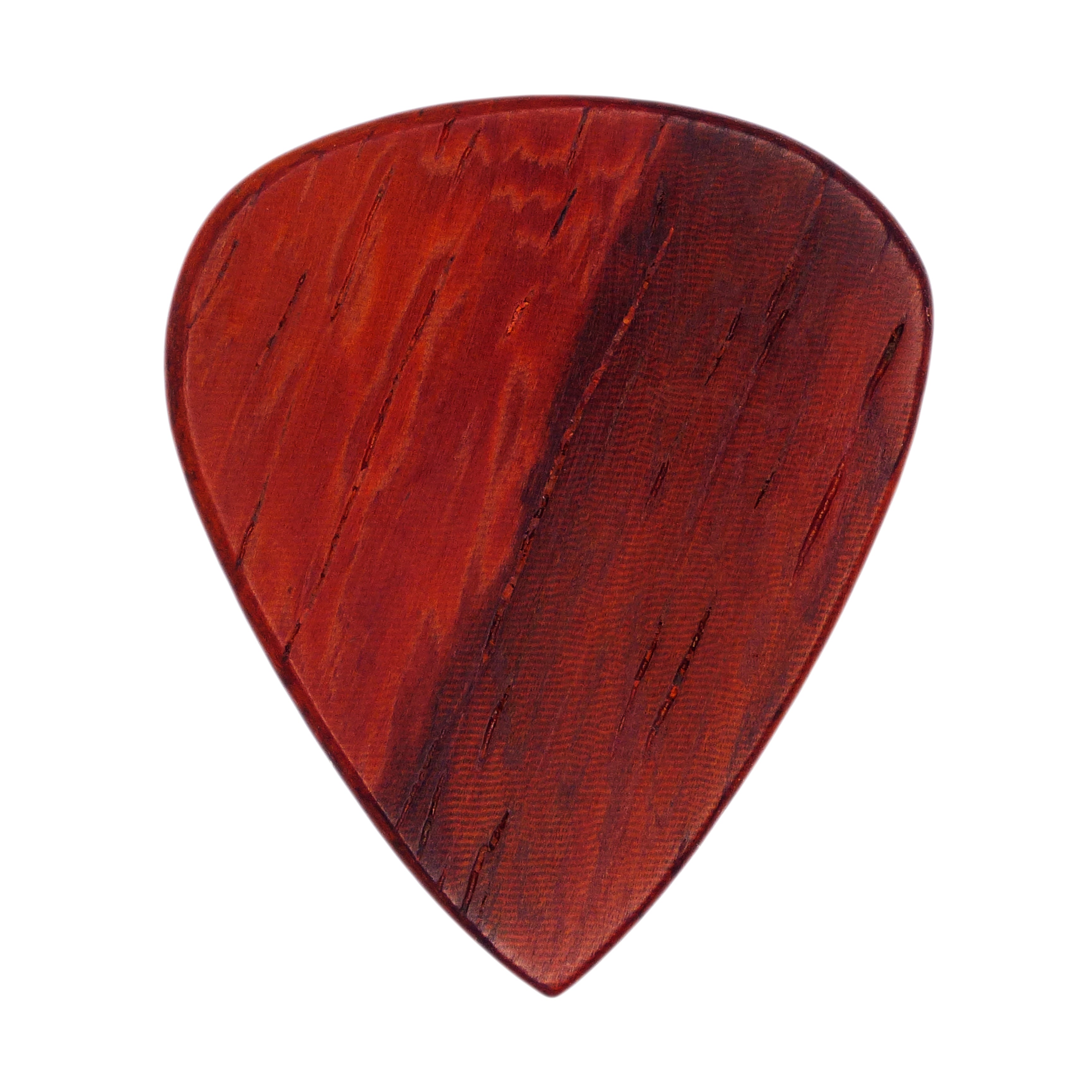 Padauk Wood Guitar Or Bass Pick - 1.5 mm Heavy Gauge - 351 Shape - Natural Finish Handmade Specialty Exotic Plectrum Exotic Plectrums