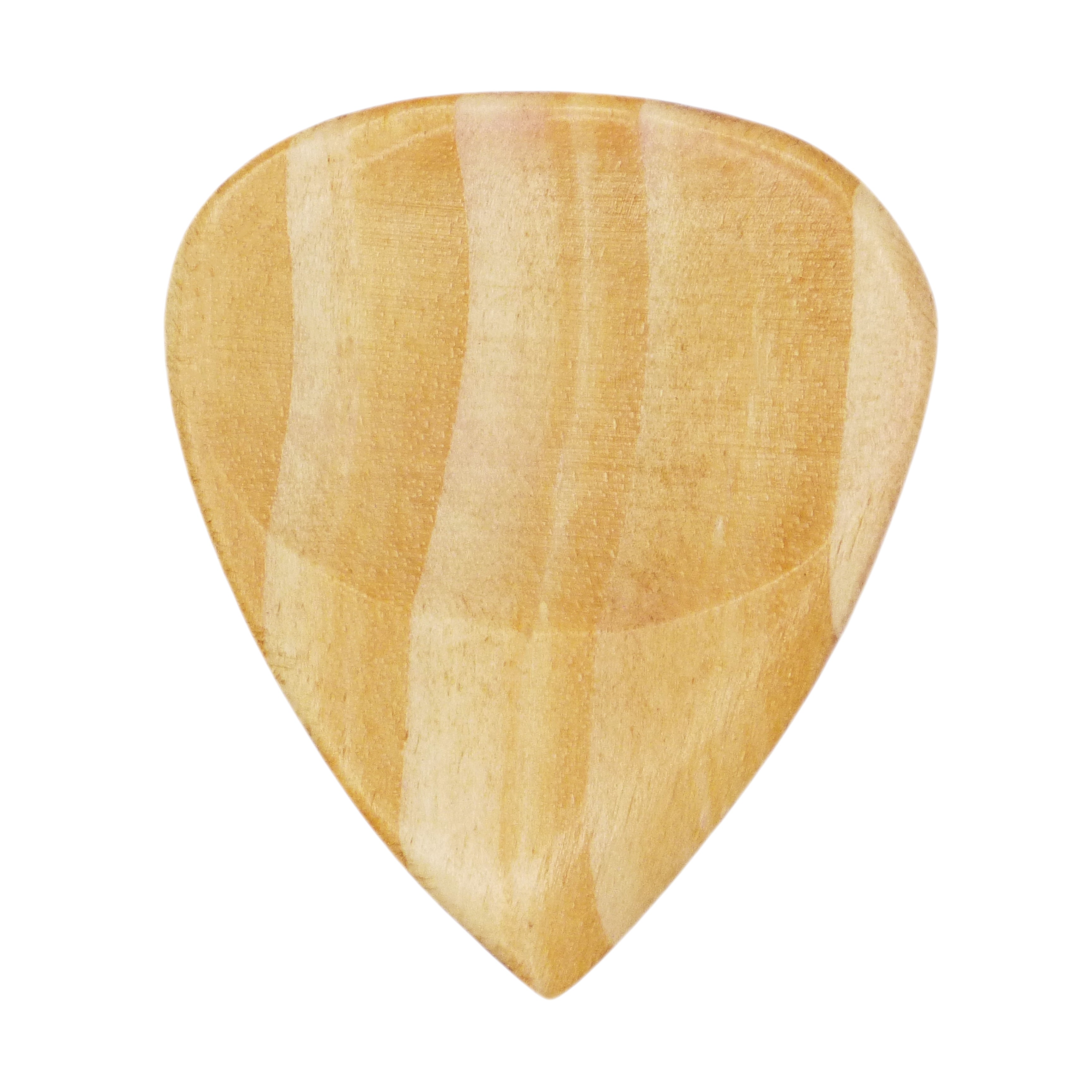Cedar Wood Guitar Or Bass Pick - 3.0 mm Ultra Heavy Gauge - 351 Groove Shape - Natural Finish Handmade Specialty Exotic Plectrum Exotic Plectrums