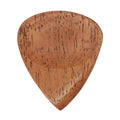 Gum Arabic Wood Guitar Or Bass Pick - 3.0 mm Ultra Heavy Gauge - 351 Groove Shape - Natural Finish Handmade Specialty Exotic Plectrum Exotic Plectrums