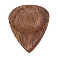 Lebbeck Wood Guitar Or Bass Pick - 3.0 mm Ultra Heavy Gauge - 351 Groove Shape - Natural Finish Handmade Specialty Exotic Plectrum Exotic Plectrums
