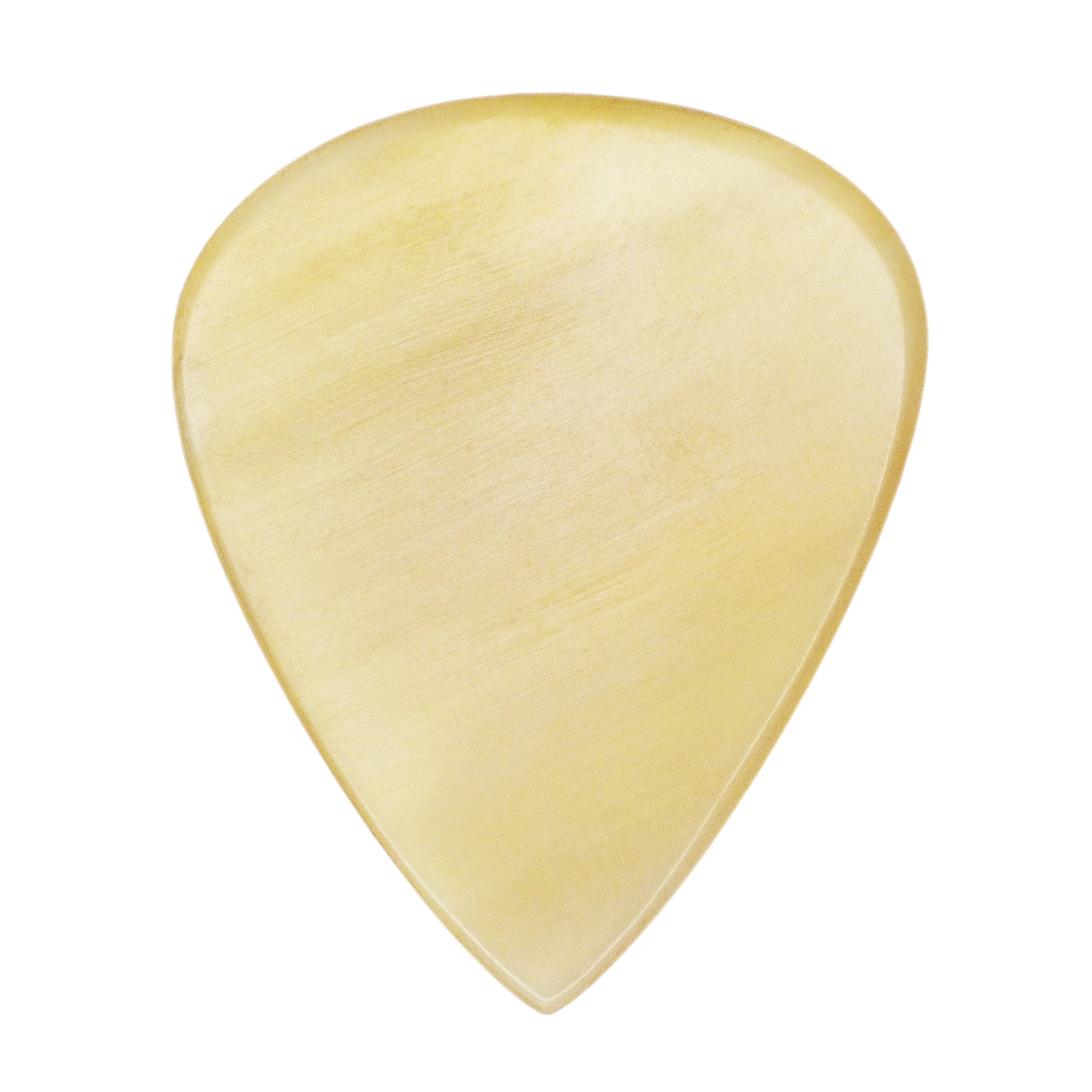 White Buffalo Horn Guitar Or Bass Pick - 1.5 mm Heavy Gauge - 351 Shape - Natural Finish Handmade Specialty Exotic Plectrum Exotic Plectrums
