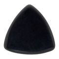 Black Obsidian Volcanic Glass Stone Guitar Or Bass Pick - 3.0 mm Ultra Heavy Gauge - 346 Rounded Triangle Shape - Specialty Handmade Gemstone Exotic Plectrum Exotic Plectrums