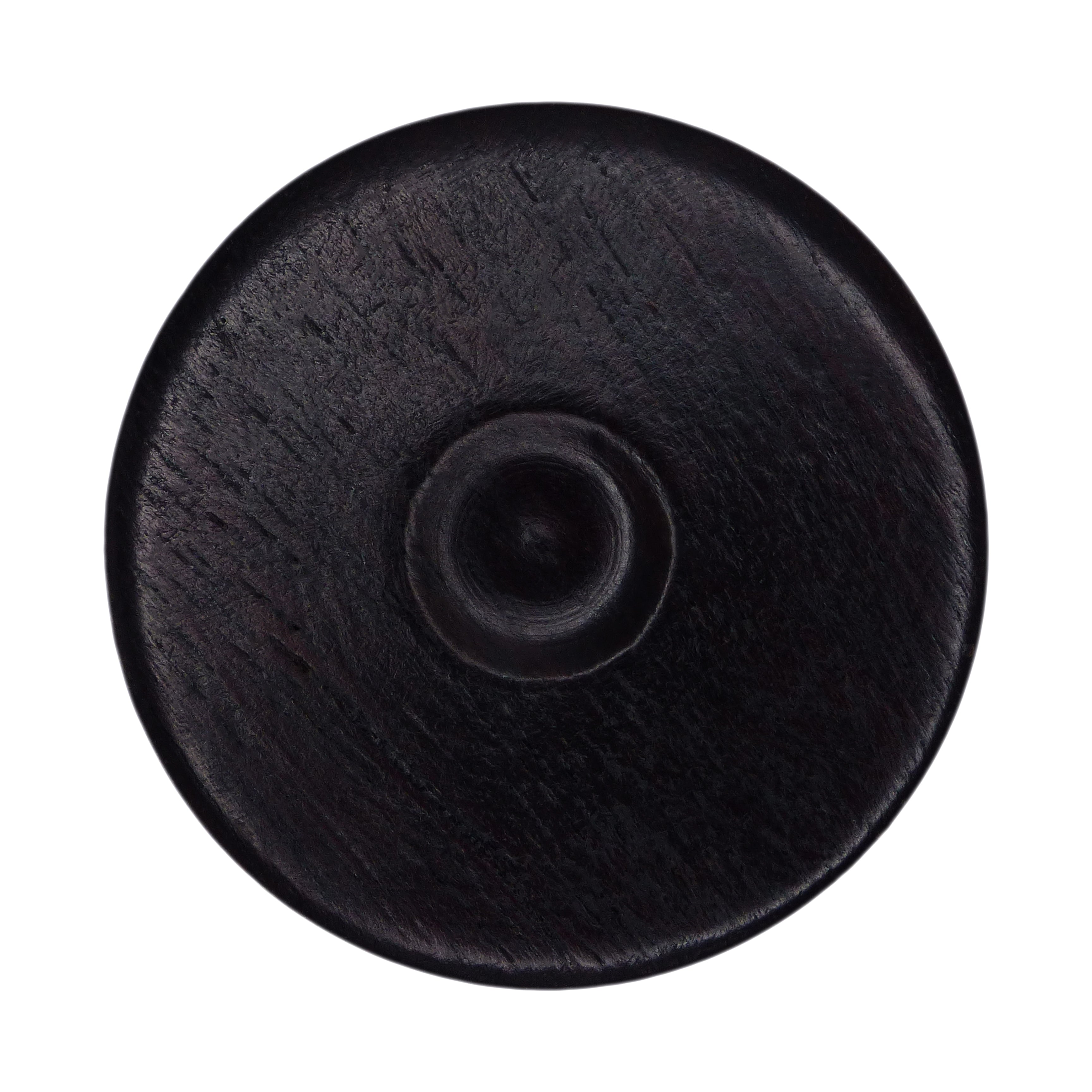 Ebony Wood Guitar Or Mandolin Pick - 3.0 mm Ultra Heavy Gauge - Round Shape - Natural Finish Handmade Specialty Exotic Plectrum Exotic Plectrums