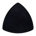 Black Buffalo Horn Guitar Or Bass Pick - 1.5 mm Heavy Gauge - 346 Rounded Triangle Shape - Polished Finish Handmade Specialty Exotic Plectrum Exotic Plectrums