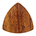 Teak Wood Guitar Or Bass Pick - 1.5 mm Heavy Gauge - 346 Rounded Triangle Shape - Natural Finish Handmade Specialty Exotic Plectrum Exotic Plectrums