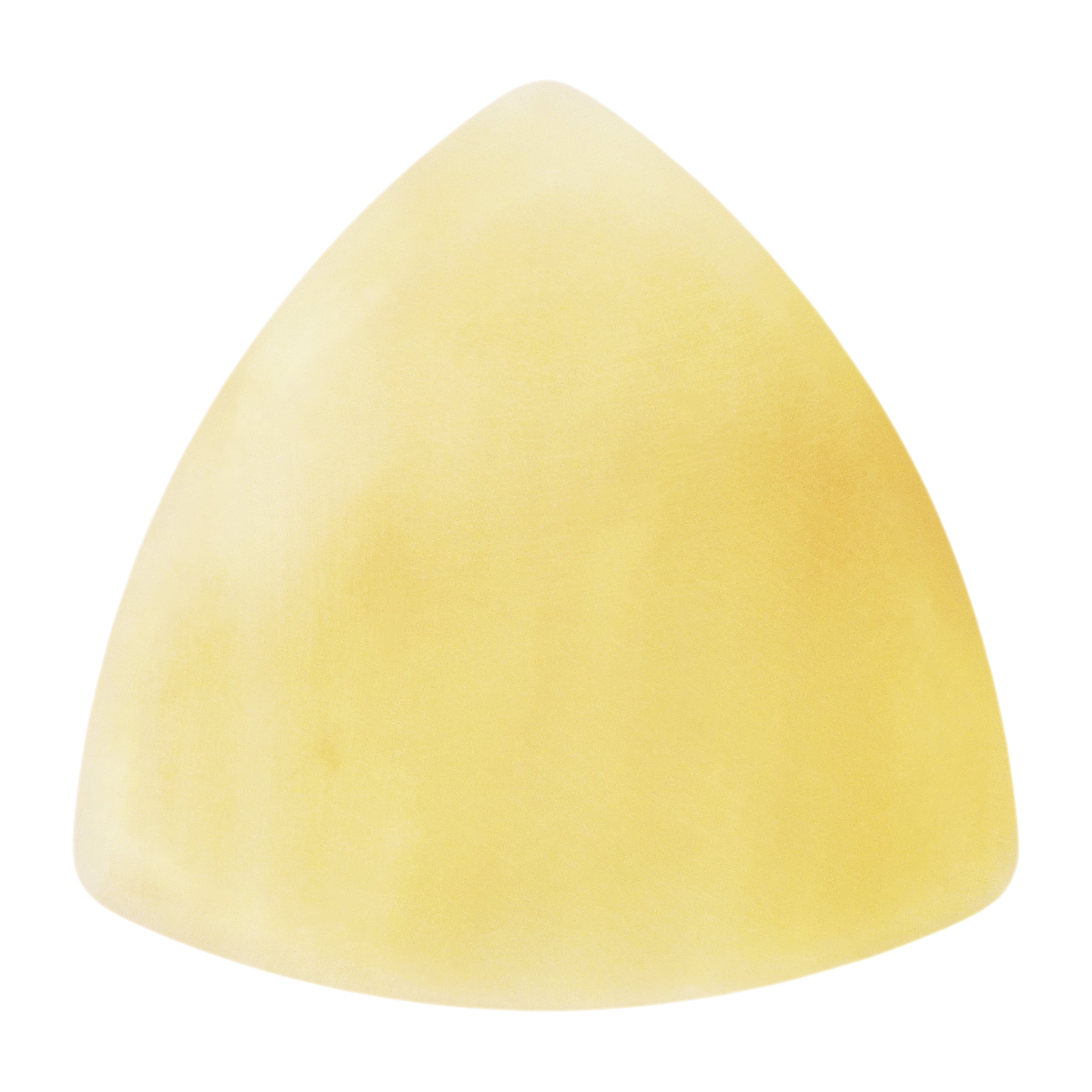 White Buffalo Horn Guitar Or Bass Pick - 1.5 mm Heavy Gauge - 346 Rounded Triangle Shape - Polished Finish Handmade Specialty Exotic Plectrum Exotic Plectrums