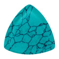 Turquoise Stone Guitar Or Bass Pick - 3.0 mm Ultra Heavy Gauge - 346 Rounded Triangle Shape - Specialty Handmade Gemstone Exotic Plectrum Exotic Plectrums