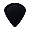 Black Obsidian Volcanic Glass Stone Guitar Or Bass Pick - 3.0 mm Ultra Heavy Gauge - Jazz XL Shape - Specialty Handmade Gemstone Exotic Plectrum Exotic Plectrums