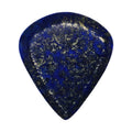 Lapis Lazuli Stone Guitar Or Bass Pick - 3.0 mm Ultra Heavy Gauge - Jazz XL Shape - Specialty Handmade Gemstone Exotic Plectrum Exotic Plectrums