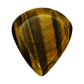 Yellow Tiger's Eye Stone Guitar Or Bass Pick - 3.0 mm Ultra Heavy Gauge - Jazz Shape - Specialty Handmade Gemstone Exotic Plectrum Exotic Plectrums