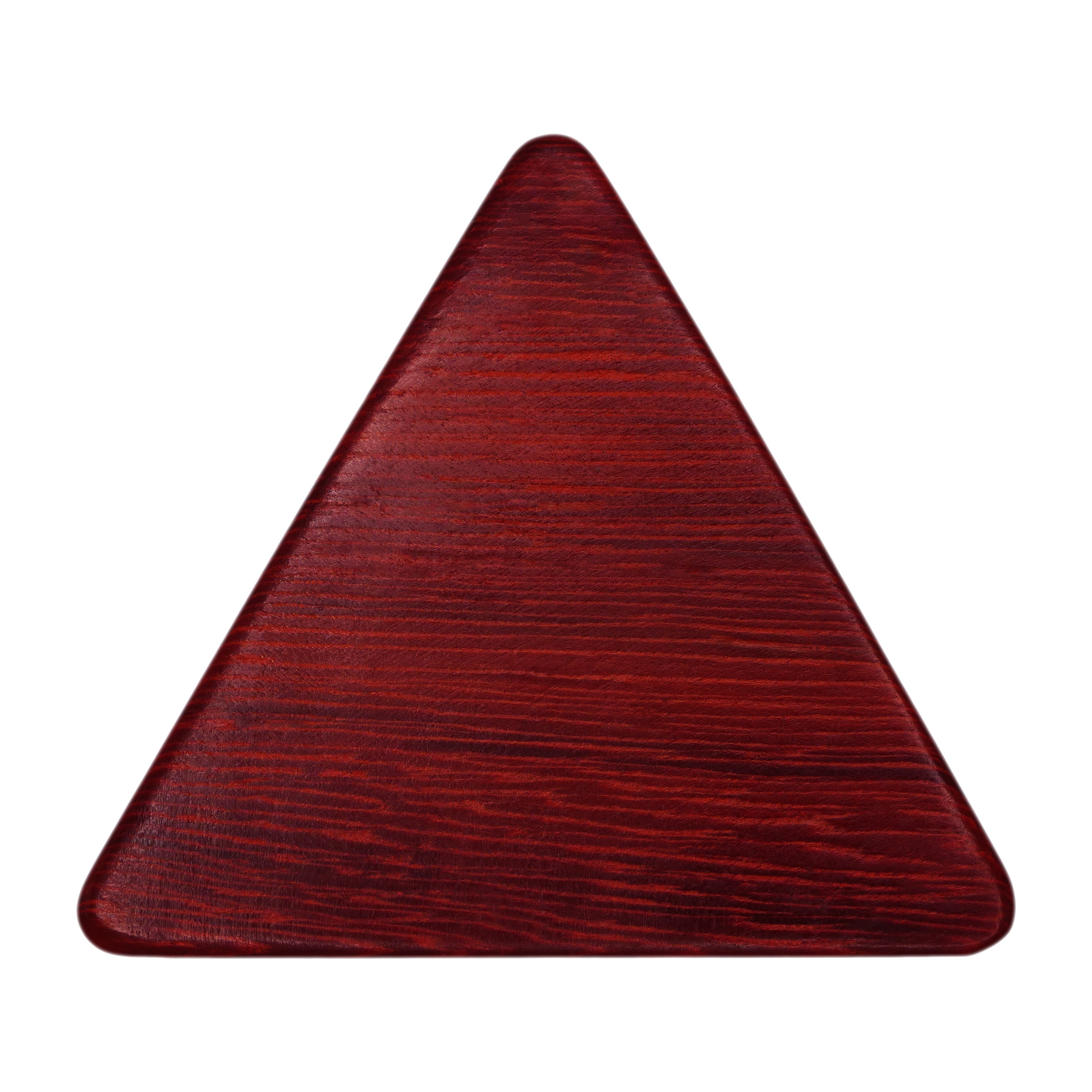 Padauk Wood Guitar Or Bass Pick - 1.5 mm Ultra Heavy Gauge - 355 Large Triangle Shape - Natural Finish Handmade Specialty Exotic Plectrum Exotic Plectrums