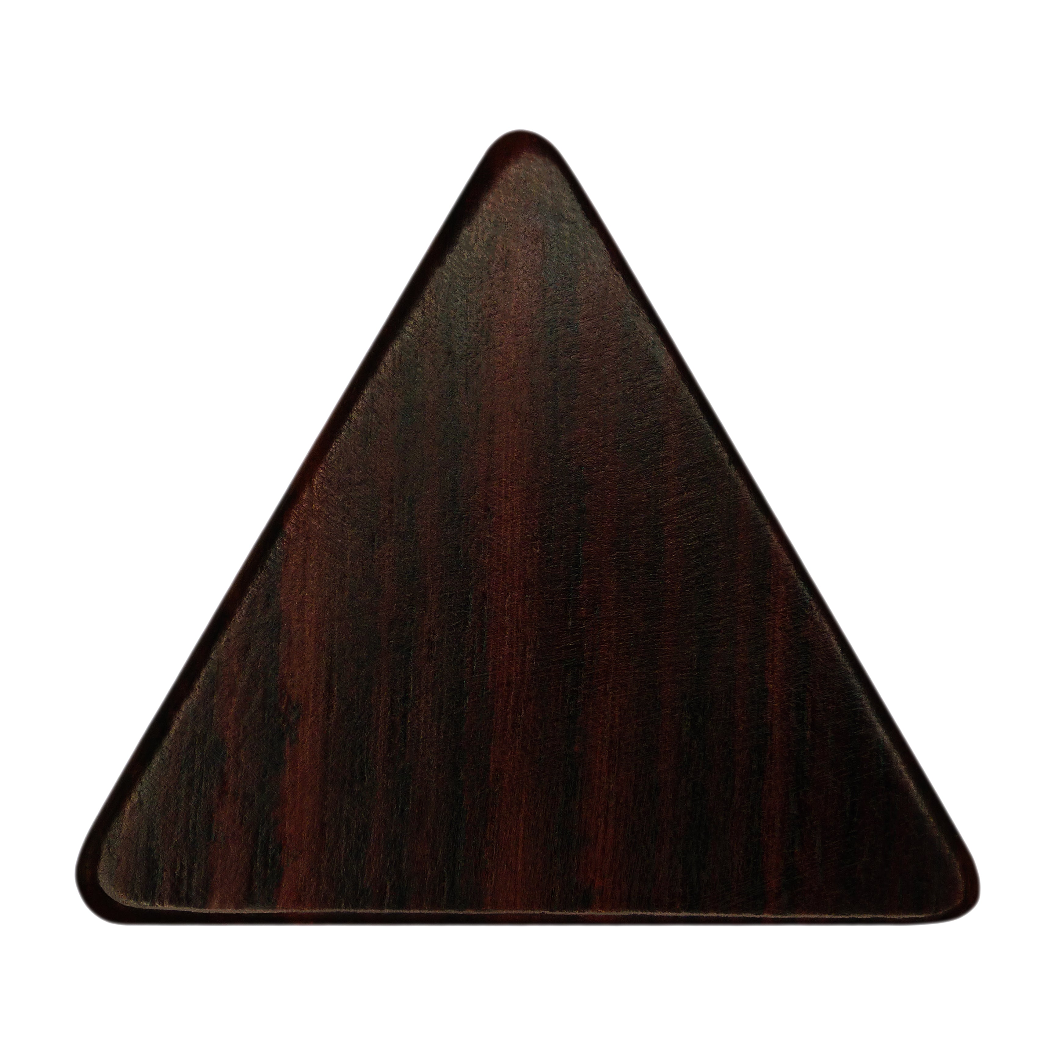 Rosewood Guitar Or Bass Pick - 1.5 mm Ultra Heavy Gauge - 355 Large Triangle Shape - Natural Finish Handmade Specialty Exotic Plectrum Exotic Plectrums