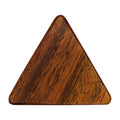 Teak Wood Guitar Or Bass Pick - 1.5 mm Ultra Heavy Gauge - 355 Large Triangle Shape - Natural Finish Handmade Specialty Exotic Plectrum Exotic Plectrums