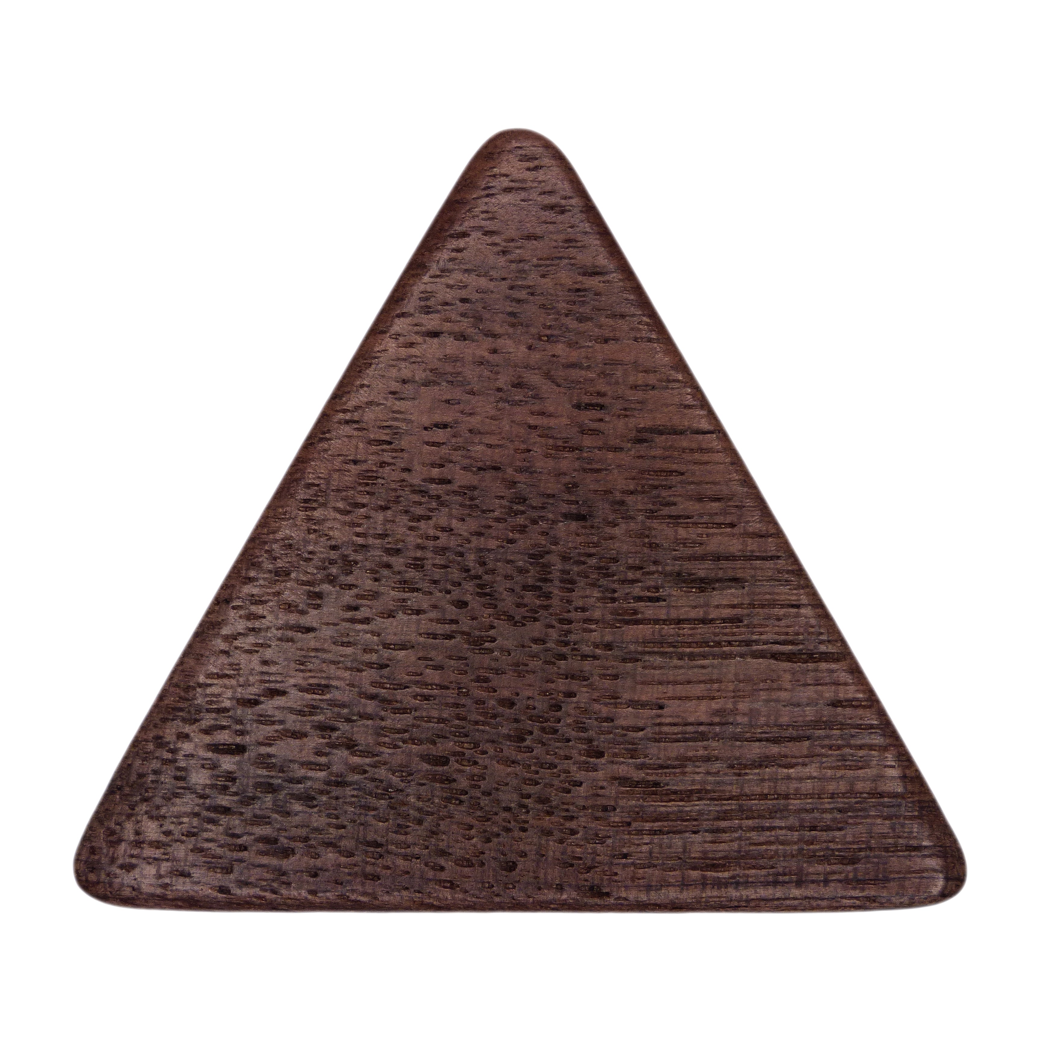 Walnut Wood Guitar Or Bass Pick - 1.5 mm Ultra Heavy Gauge - 355 Large Triangle Shape - Natural Finish Handmade Specialty Exotic Plectrum Exotic Plectrums