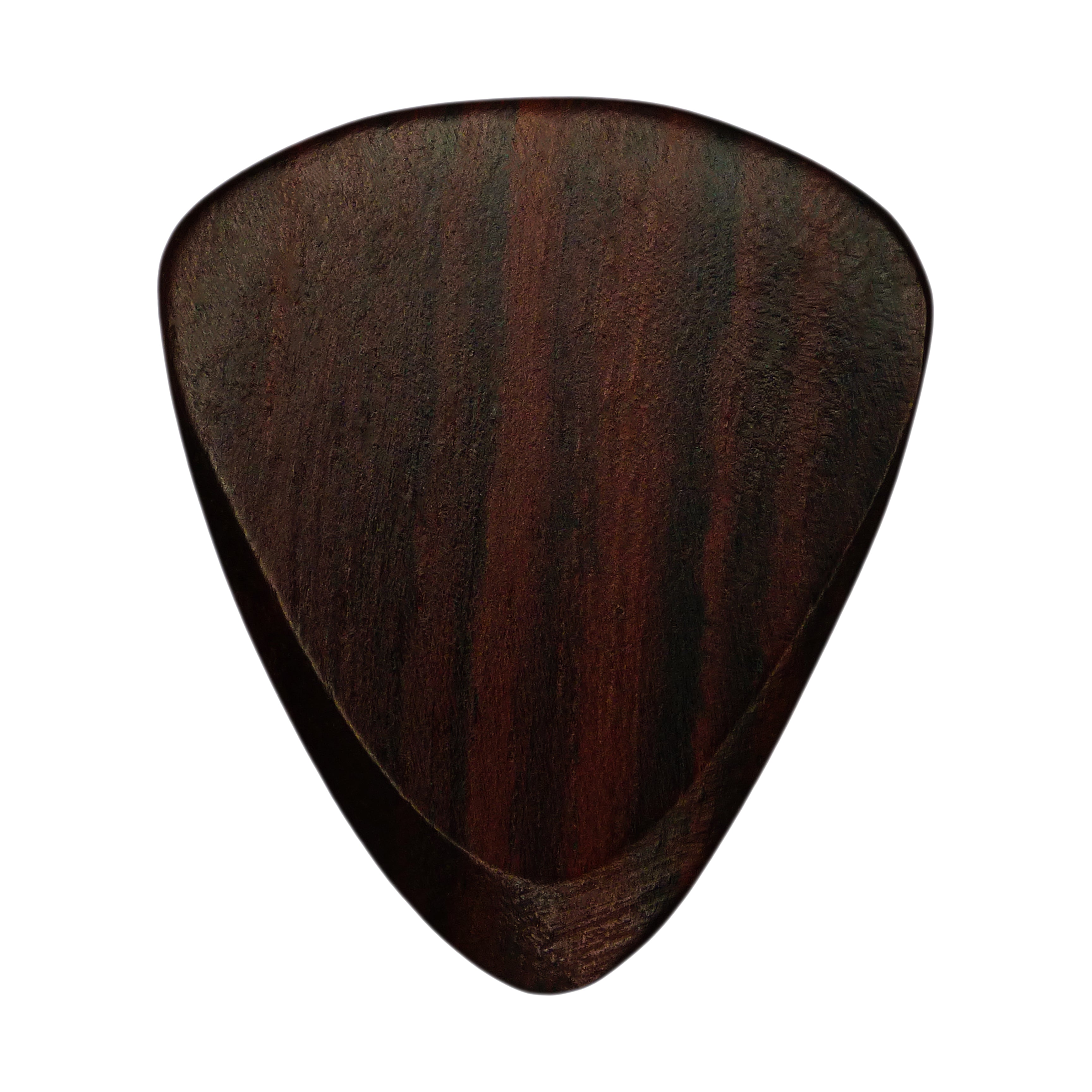 Rosewood Guitar Or Bass Pick - 3.0 mm Ultra Heavy Gauge - 351 Wedge Shape - Natural Finish Handmade Specialty Exotic Plectrum Exotic Plectrums