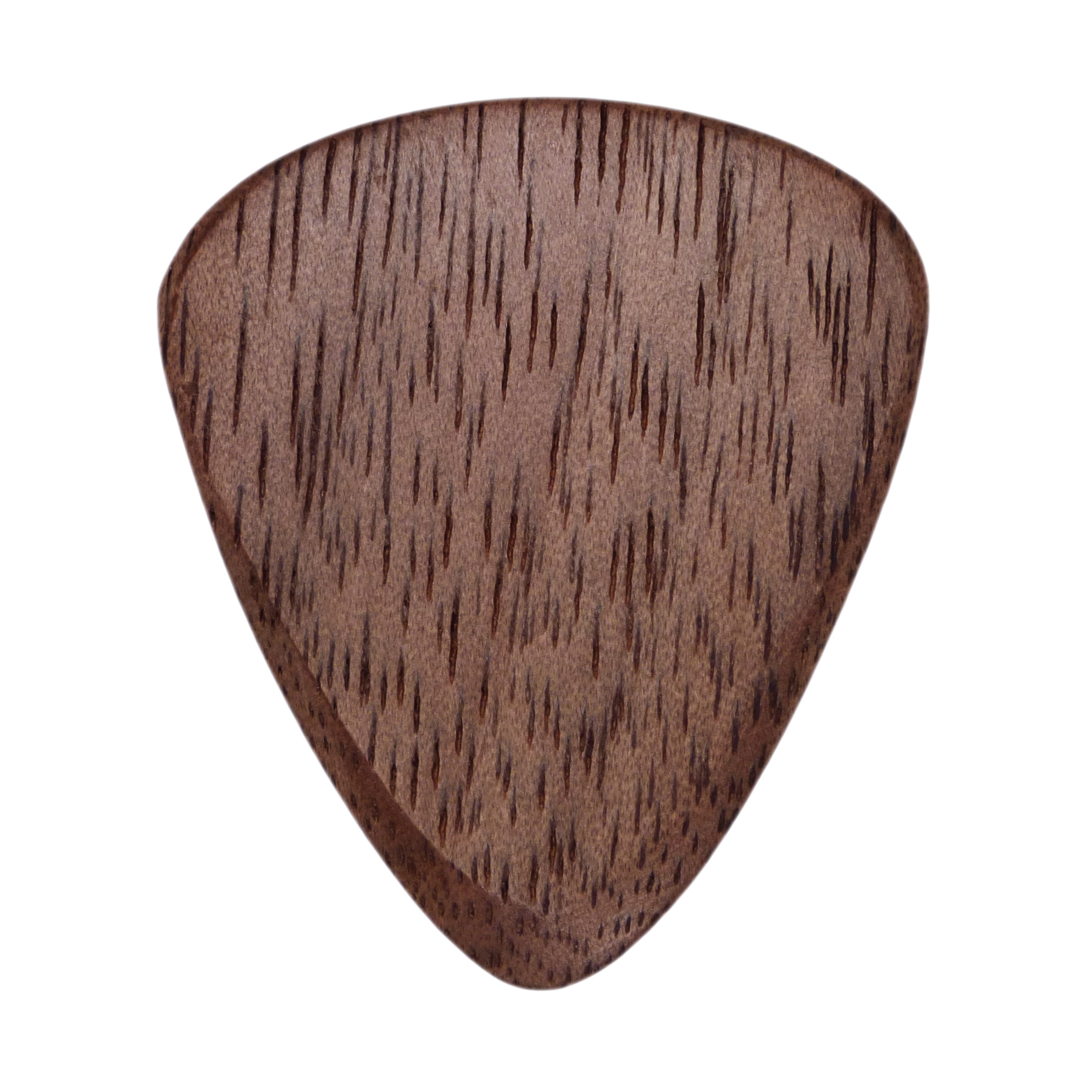 Walnut Wood Guitar Or Bass Pick - 3.0 mm Ultra Heavy Gauge - 351 Wedge Shape - Natural Finish Handmade Specialty Exotic Plectrum Exotic Plectrums
