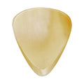 White Buffalo Horn Guitar Or Bass Pick - 3.0 mm Ultra Heavy Gauge - 351 Wedge Shape - Polished Finish Handmade Specialty Exotic Plectrum Exotic Plectrums
