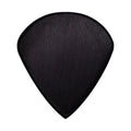 Ebony Wood Guitar Or Bass Pick - 1.5 mm Ultra Heavy Gauge - Jazz Shape - Natural Finish Handmade Specialty Exotic Plectrum Exotic Plectrums