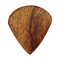 Teak Wood Guitar Or Bass Pick - 1.5 mm Ultra Heavy Gauge - Jazz Shape - Natural Finish Handmade Specialty Exotic Plectrum Exotic Plectrums
