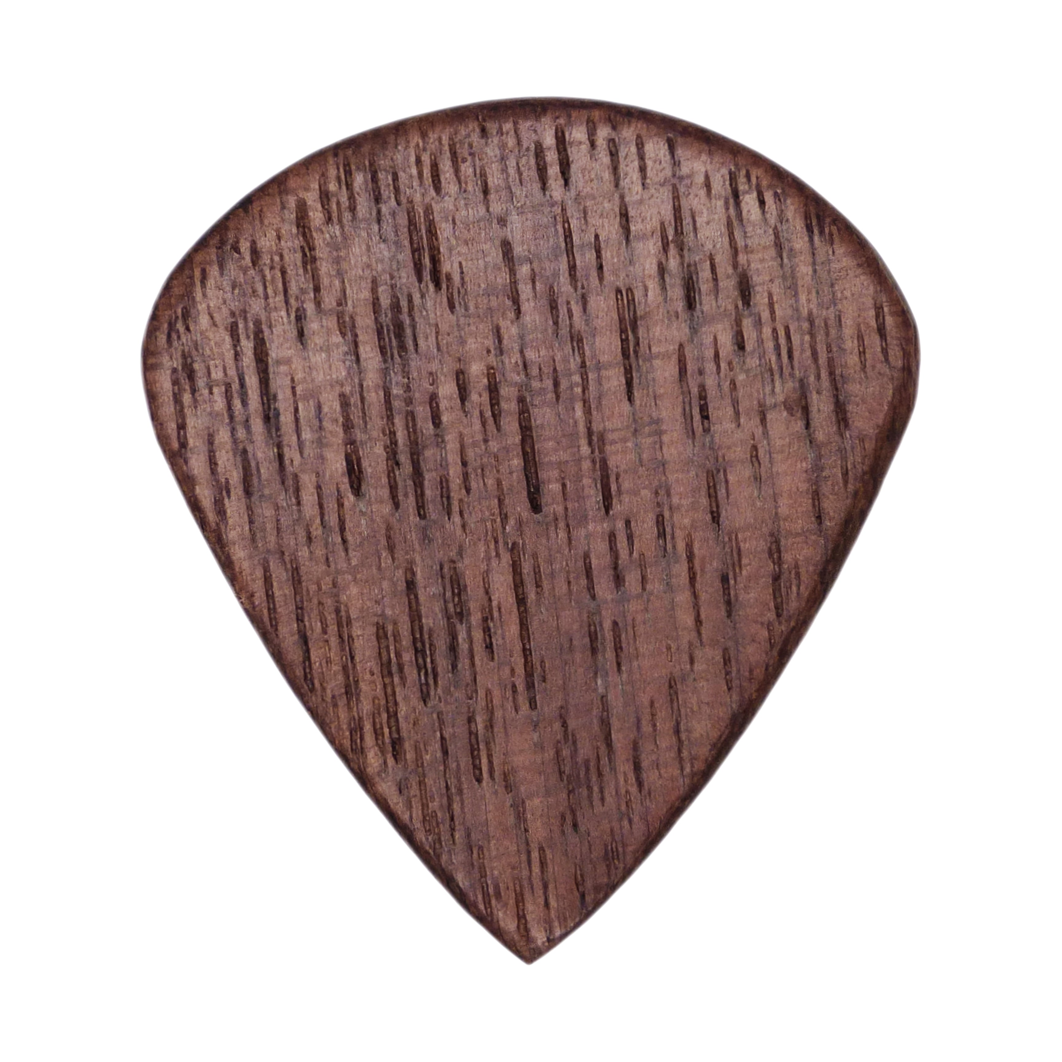 Walnut Wood Guitar Or Bass Pick - 1.5 mm Ultra Heavy Gauge - Jazz Shape - Natural Finish Handmade Specialty Exotic Plectrum Exotic Plectrums