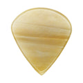White Buffalo Horn Guitar Or Bass Pick - 1.5 mm Ultra Heavy Gauge - Jazz Shape - Polished Finish Handmade Specialty Exotic Plectrum Exotic Plectrums