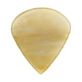 White Buffalo Horn Guitar Or Bass Pick - 1.5 mm Ultra Heavy Gauge - Jazz XL Shape - Polished Finish Handmade Specialty Exotic Plectrum Exotic Plectrums
