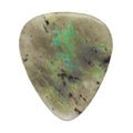 Labradorite Stone Guitar Or Bass Pick - 3.0 mm Ultra Heavy Gauge - 351 Shape - Specialty Handmade Gemstone Exotic Plectrum Exotic Plectrums