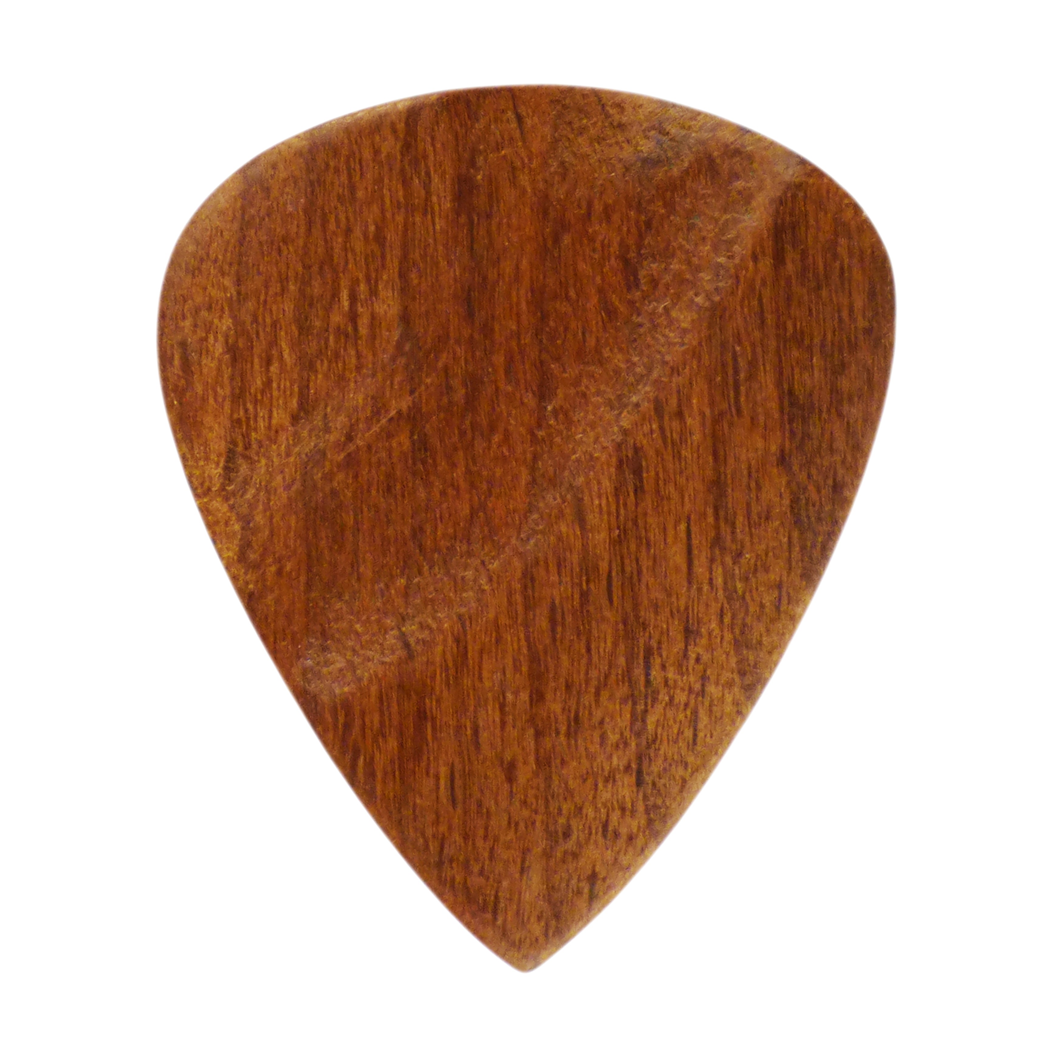 Dark Steamed Beech Wood Guitar Or Bass Pick - 3.0 mm Ultra Heavy Gauge - 351 Groove Shape - Natural Finish Handmade Specialty Exotic Plectrum Exotic Plectrums