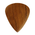 Teak Wood Guitar Or Bass Pick - 3.0 mm Ultra Heavy Gauge - 351 Groove Shape - Natural Finish Handmade Specialty Exotic Plectrum Exotic Plectrums