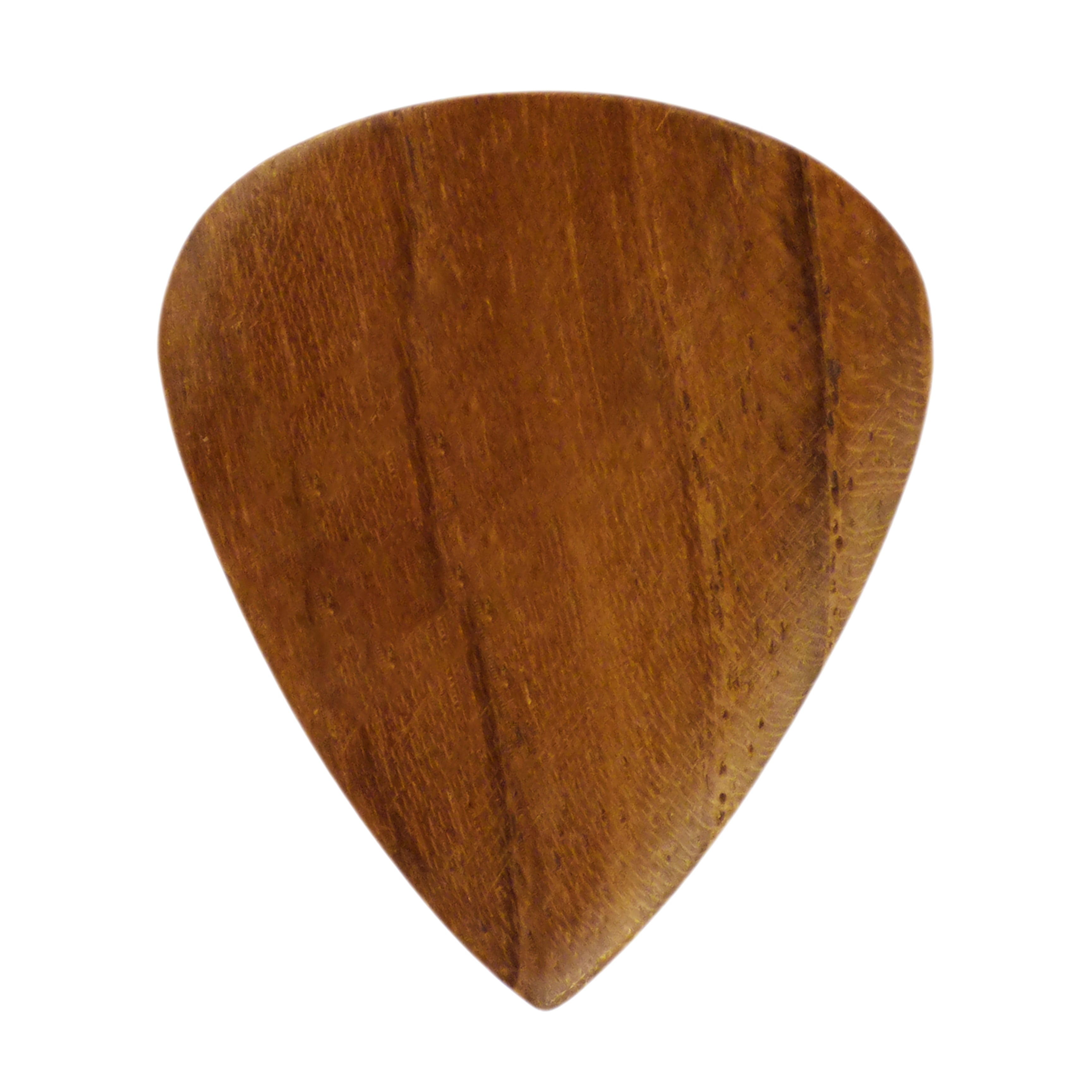 Teak Wood Guitar Or Bass Pick - 3.0 mm Ultra Heavy Gauge - 351 Groove Shape - Natural Finish Handmade Specialty Exotic Plectrum Exotic Plectrums
