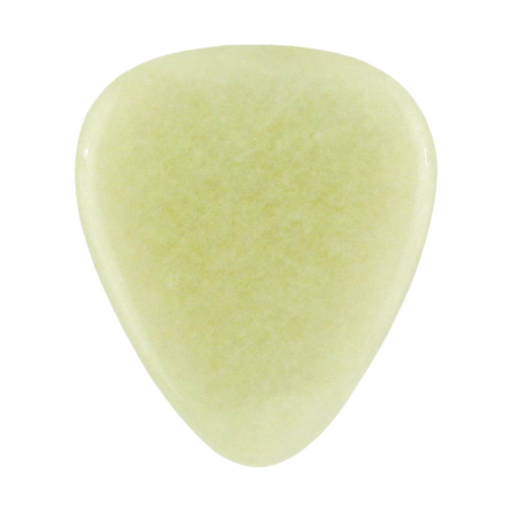 Indian Aventurine Stone Guitar Or Bass Pick - 3.0 mm Ultra Heavy Gauge - 351 Shape - Specialty Handmade Gemstone Exotic Plectrum Exotic Plectrums