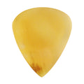White Buffalo Horn Guitar Or Bass Pick - 3.0 mm Ultra Heavy Gauge - 351 Groove Shape - Polished Finish Handmade Specialty Exotic Plectrum Exotic Plectrums