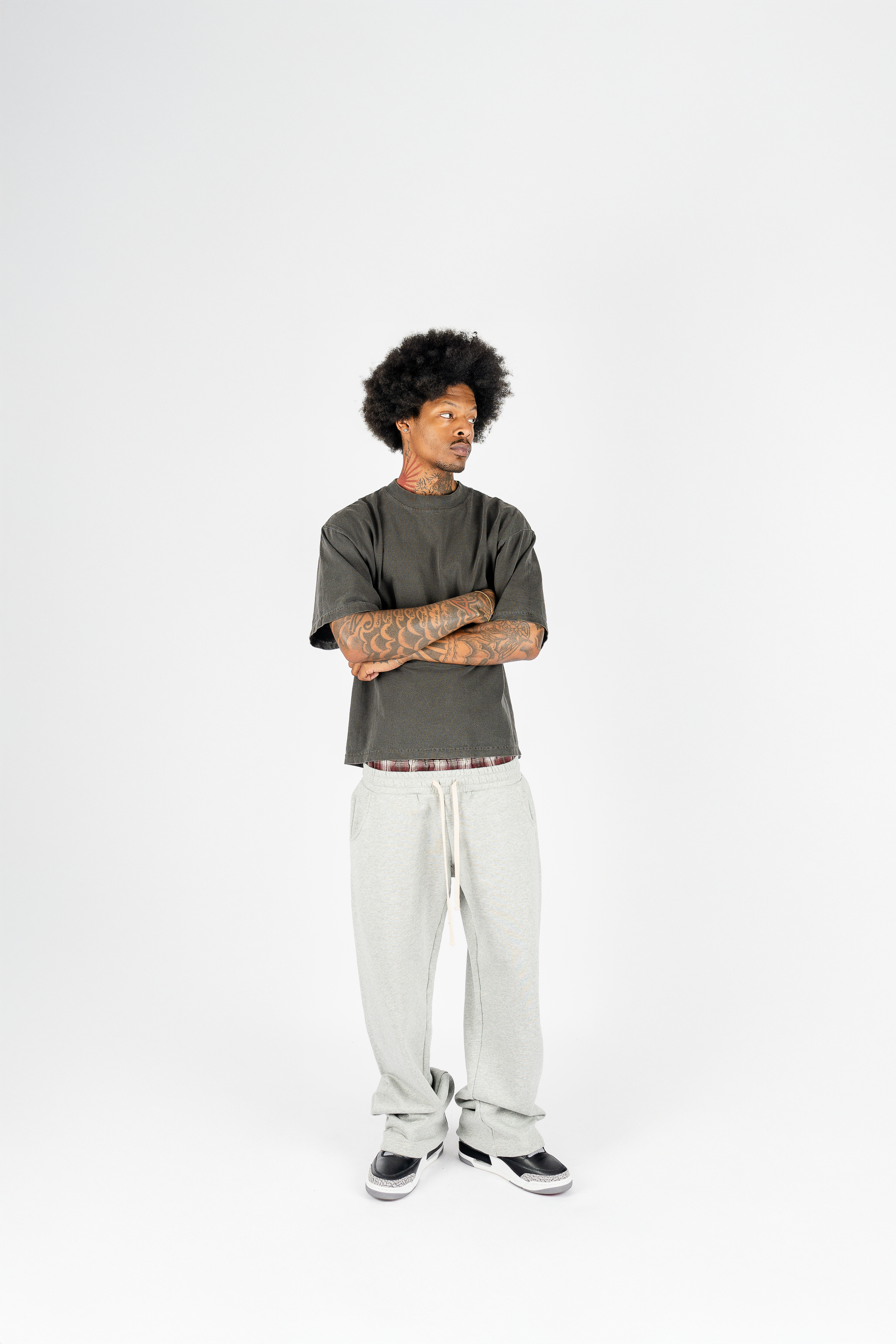 The Label Double Waisted Sweatpants Superline