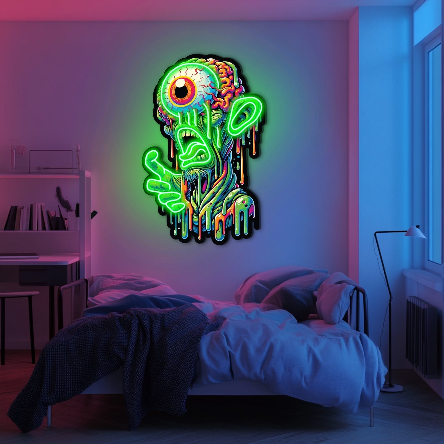 UV Printed Goblin Neon Wall Art- LV0012 Liviqon.co