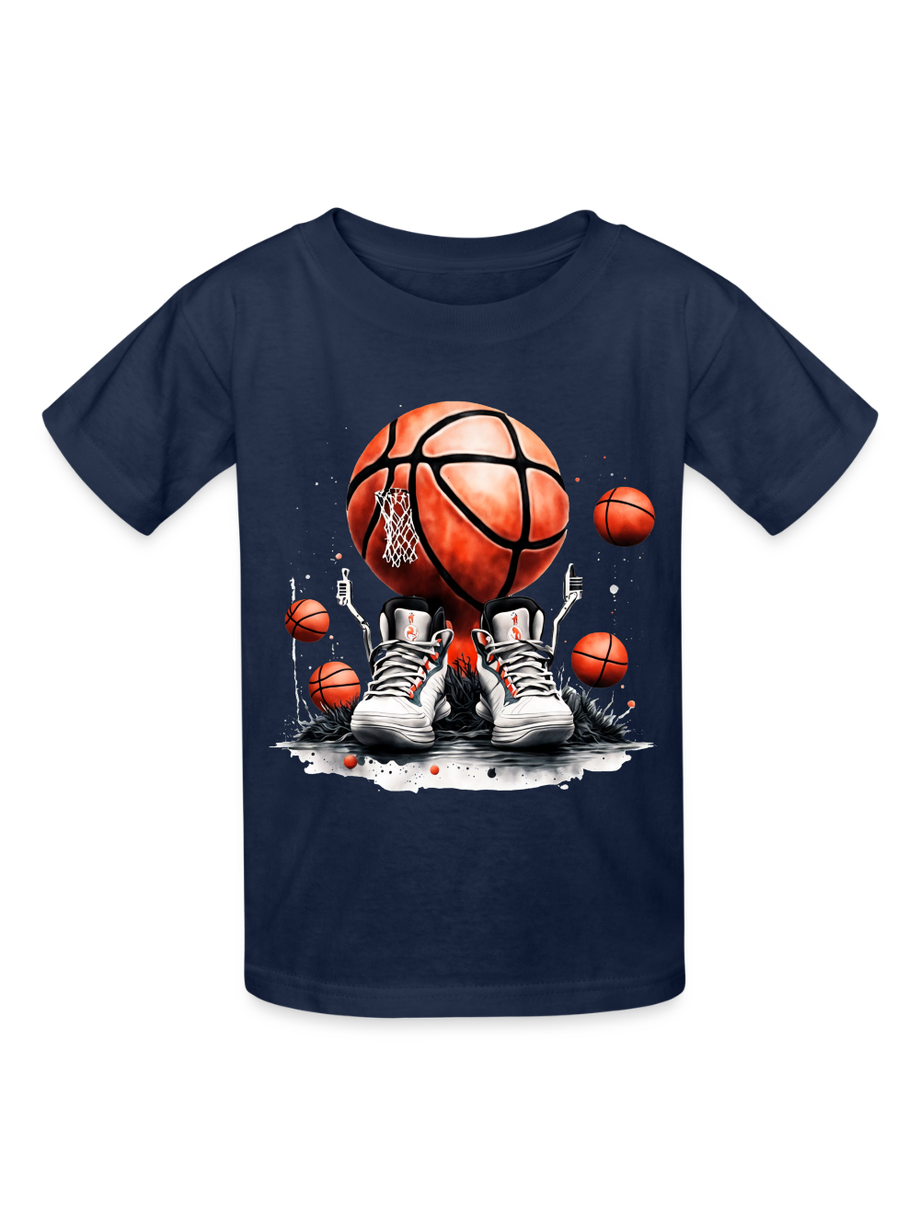 Boys Basketball Short Sleeve T-Shirt NicholesGifts