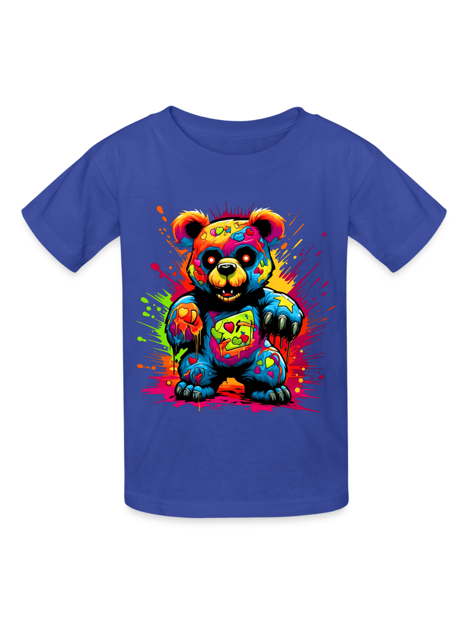 Boys Colorful Teddy Bear Short Sleeve T-Shirt NicholesGifts