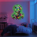 UV Printed Zombie  Neon Wall Art- LV0059 Liviqon.co