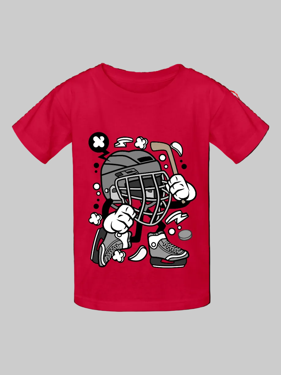 Boys Hockey Short Sleeve T-Shirt NicholesGifts