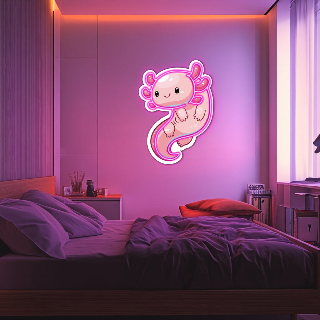 UV Printed Axelot Neon Wall Art- LV0062 Liviqon.co
