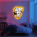 UV Printed Just Do It Neon Wall Art- LV0079 Liviqon.co